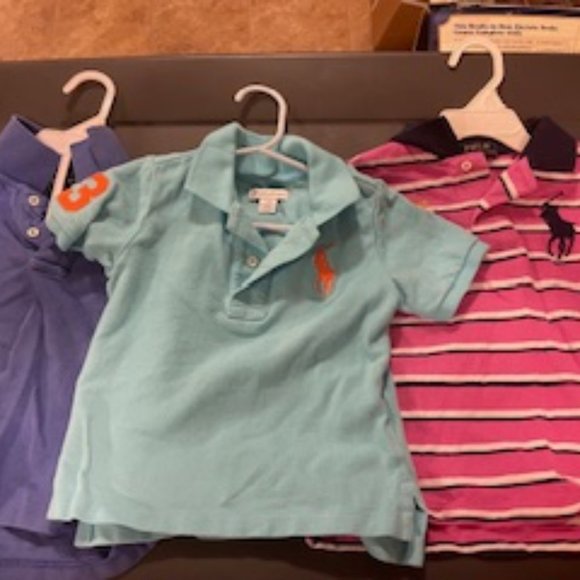 Stylish Ralph Lauren Polo Shirts for Toddlers Sizes 2T & 24 Months - Picture 1 of 5